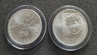Slovensko 10 euro 2012 Anton Bernolak minca striebro