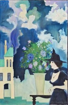 MARK FURMAN - Unikátna olejomaľba (1992), figuratívne umenie