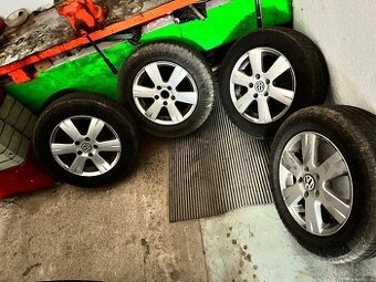 disky s pneumatikami 5x112 195/65 r15 elektrony alu disky VW