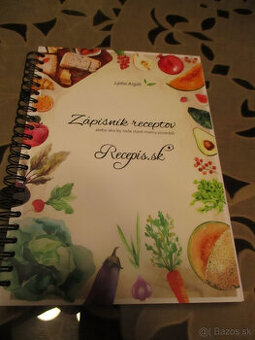 Zápisník receptov  formát A 5