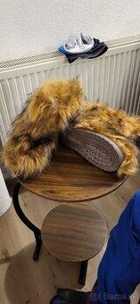 Čižmy z umelej líšky