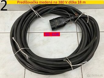 Predlžovačka medená na 380 V