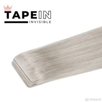 Blond vlasy Tape-in Invisible