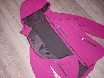 bunda  - vetrovka jarná ako nová softshellová na 10-12 rokov