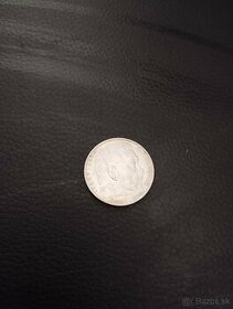 1 unca striebra - tehlička + minca
