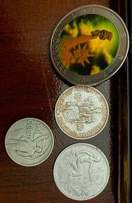 staré mince dolar cent kopejky ks kč