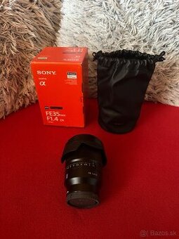 Sony Zeiss FE 35mm F1.4 sony e-mount (AKO NOVÝ, komplet)