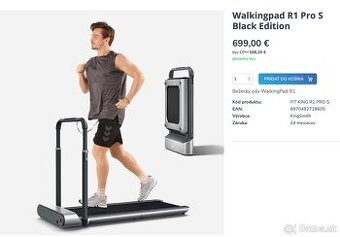 Bežiaci pás skladací - Walking Pad R1 PRO