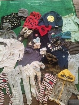 Balík oblečenia - veľkosť 80, grátis pančuchy Hilfiger
