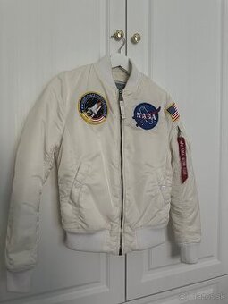Alpha Industries biela damska bombera