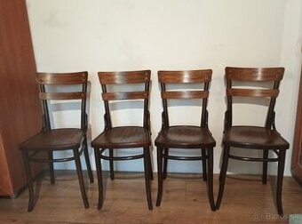4 stoličky THONET