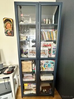 IKEA vitrína so sklenenými dverami 80 x 30 x 202