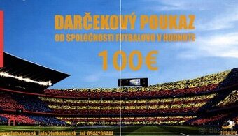 Futbalovo - poukaz