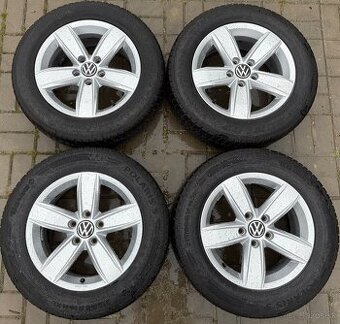 Volkswagen Alu zimná sada 5x112 r16 Barum 215/60 R16 XL
