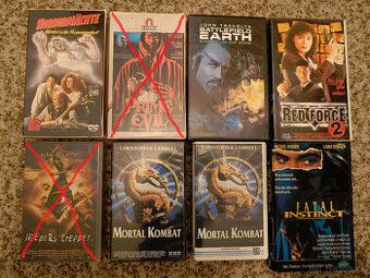 Nemecký dabing - VHS videokazety originálne