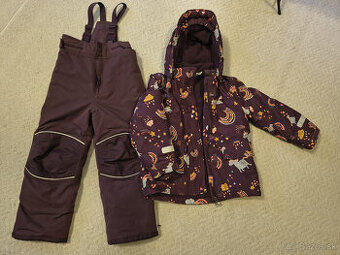 Predám dievčenská zimná súprava značky Tchibo, v. 110-116