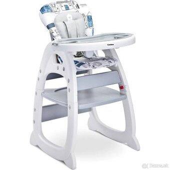 Detská stolička na kŕmenie Caretero Homee 2v1 modrá