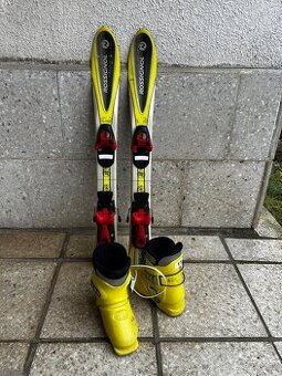 Detske lyze 80 s lyziarkami