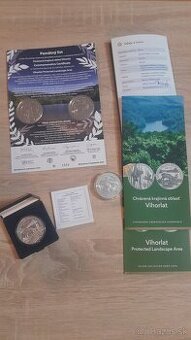 2 x 20€ (Proof aj BK) a pamätný list - Vihorlat