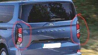 Ford Transit/Tourneo Custom 2024+ zadné svetlá