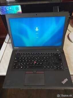 Pracovný výkonný LenovoT450,Intel I5,12gb,250gb ssd,Bat-6hod