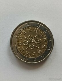 2 eurova minca Portugalsko 2002