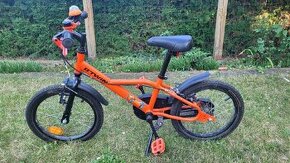 Predám BTWIN 16-palcový bicykel pre deti od 4,5 do 6 rokov