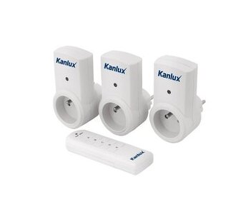 Kanlux APO TM-3 Zásuvky na diaľkové ovládanie