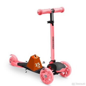 Dievčenská kolobežka RICOKIDS- SCOTER so svietiacimi kolesam