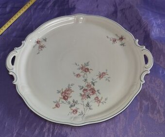 porcelánový retro podnos