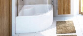 Predám novú hlbokú sprchovú vaničku 90x90 + predný panel - 1