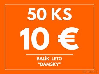 Dámske oblečenie BALIK-LETO 47 ks, spolu za 10 €