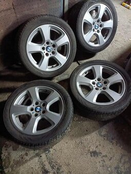 ❄️4ks alu disky orig. BMW 5x120 R17 pneu 245/45 r17