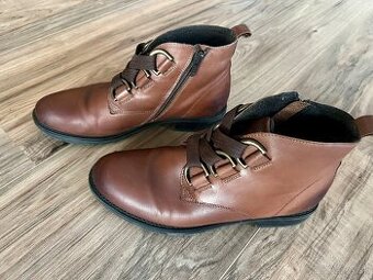 Hnedé členkové topánky, 38