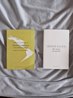 Greenblatt - Podivuhodná vlastnictví / Bacon - O znacích