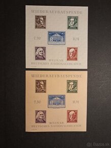 Nemecko-Thürigen hárček Mi.č.3 AX+3B - 1