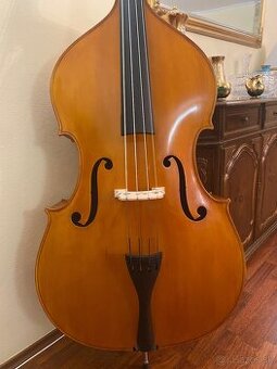 Predám celodrevený 3/4 kontrabas,ručná práca