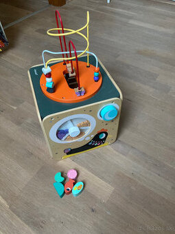 Drevená didaktická kocka Janod