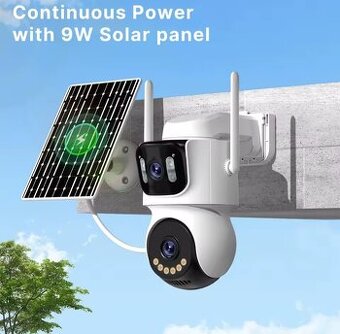 Predám novú solárnu 4G bezpečnostnú kameru