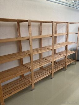 Predám drevené regály