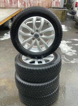 Alu kola VW 5x112 zimní pneu 235 55 R17 103V 6mm