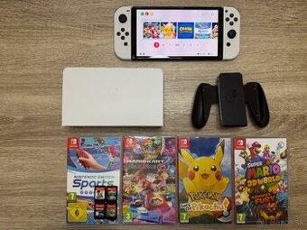 Nintendo Switch OLED/ hry/ ochranný obal