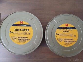 Kodak Vision3 250D a 500T 400ft krabičky