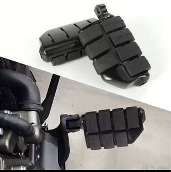 Stupačky predné čierne