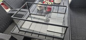 Akvárium pre korytnacky 65x40x25cm vrátane duo lampy