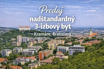 🏡 Nadštandardný 3-izbový byt (135 m²) Kramáre, Bratislava