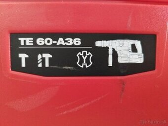 Hilti TE 60-A36 aku kombi kladivo sds max top stav