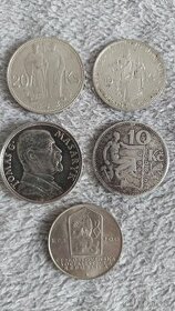 Strieborne mince - 1