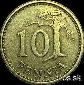 Predám 10 penniä 1964 Fínsko - 1