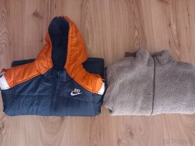 Zimná bunda Nike a prechodná teplá huňata - 1